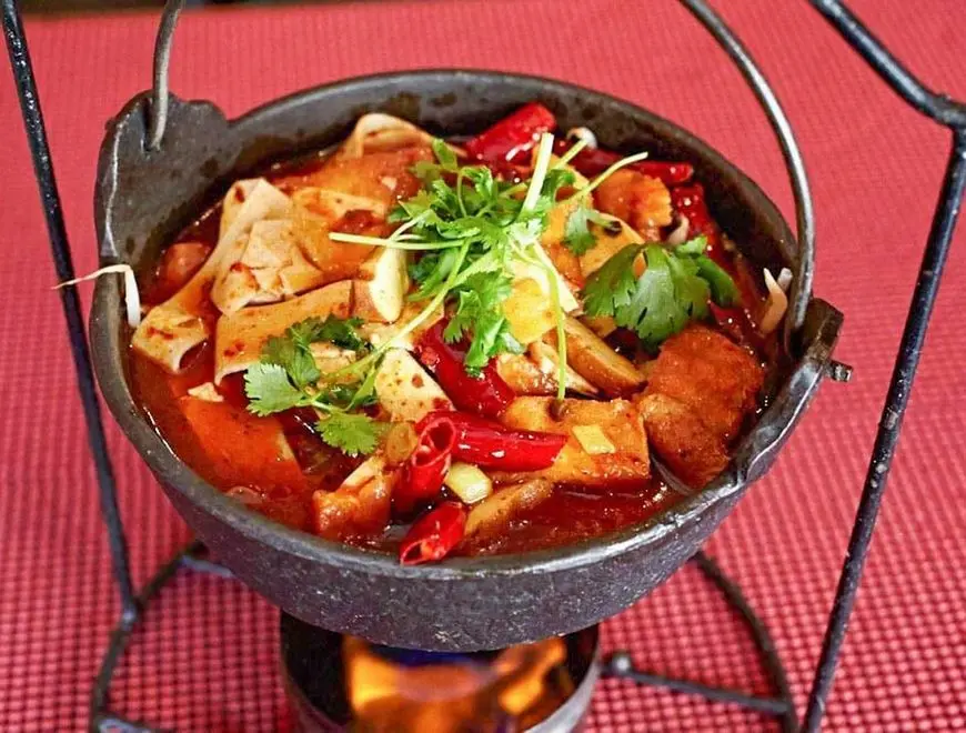 Numbing Spicy Fish Pot with Sichuan peppercorns